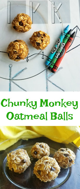These little bites are perfect snacks for kids and adults! They are full of peanut butter, oatmeal, honey and bananas for a nutritious and fun pick me up! These delicious little balls are full of peanut butter, oatmeal, banana and honey! They are the perfect snack for kids and grown ups alike. Plus they are are a great new way to use some of those ripe bananas!