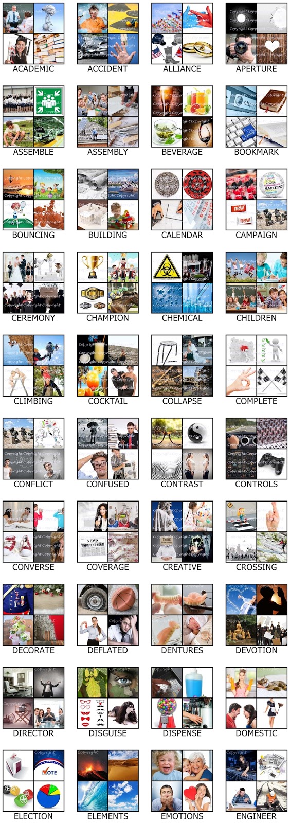 4 pics 1 word 8 letters ANSWERS! Easy search 4 pics 1 word 8 letters ANSWERS! Easy search