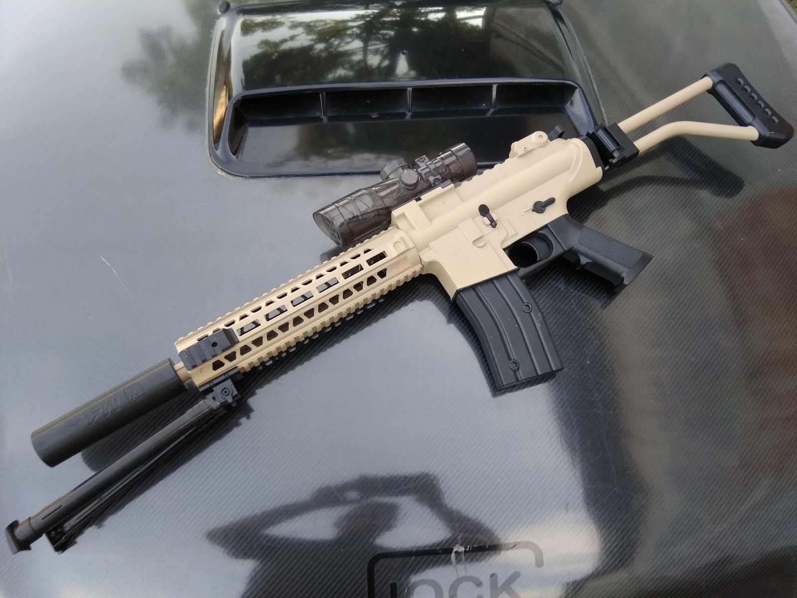 jual wgg water gel gun m4 otomatisairsoft gun m4 otomatis