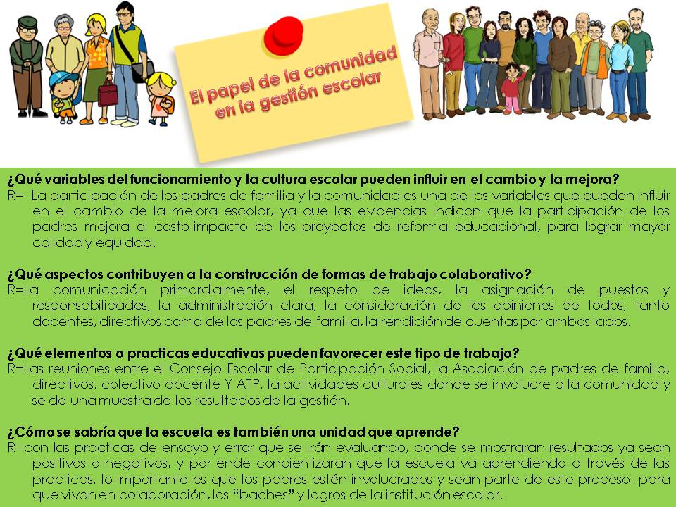 Karen Estrada El papel de la comunidad en la gestión escolar Karen Estrada El papel de la comunidad en la gestión escolar