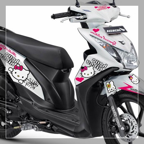 20 Kumpulan variasi stiker  motor  honda beat modifikasi 