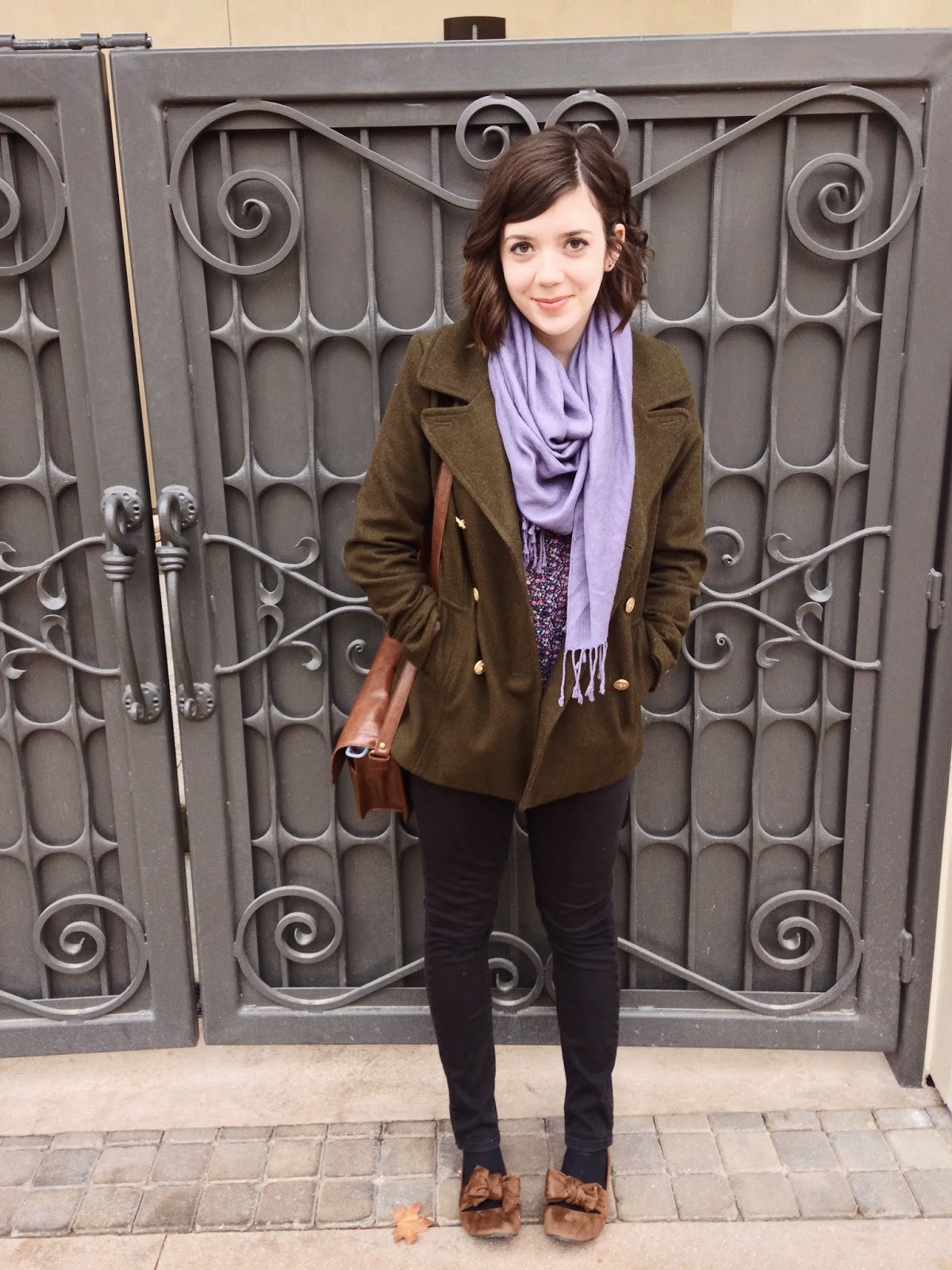 oh whimsical me: Weekend Wears: Purple, Green and Gold