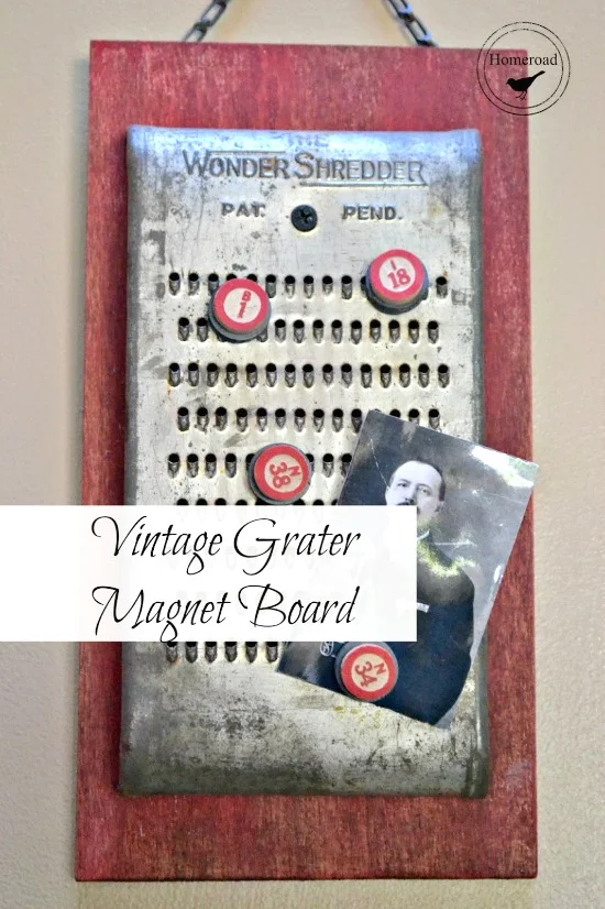 How to make a DIY vintage grater Magnet board