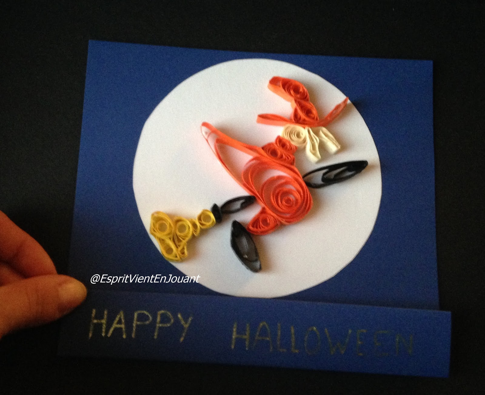 L'esprit vient en jouant Ma sélection de quilling d'Halloween (paperolle ou papier roulé)