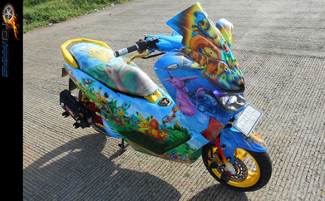 modif-nmax-air-brush gambar modif nmax dengan brush
