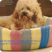 Cama de Perro a Crochet Cama de Perro a Crochet