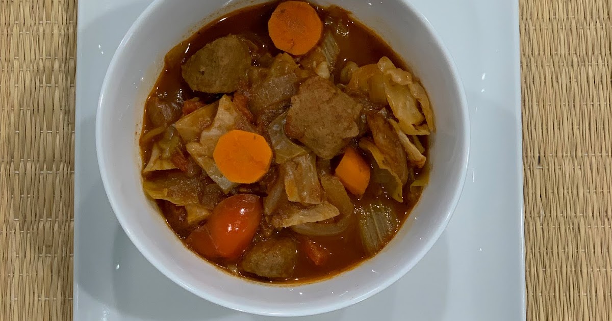 Hungarian Sweet and Sour Cabbage Soup, an adaptation