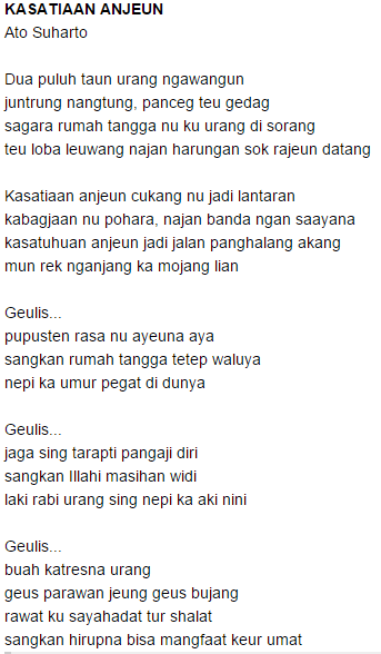 Kumpulan Puisi Bahasa Sunda Pendek Terbaru 2015 ♥ Bergambar