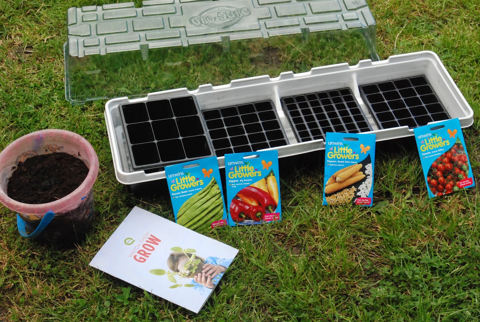Watch them Grow kids gardening kits from QVC