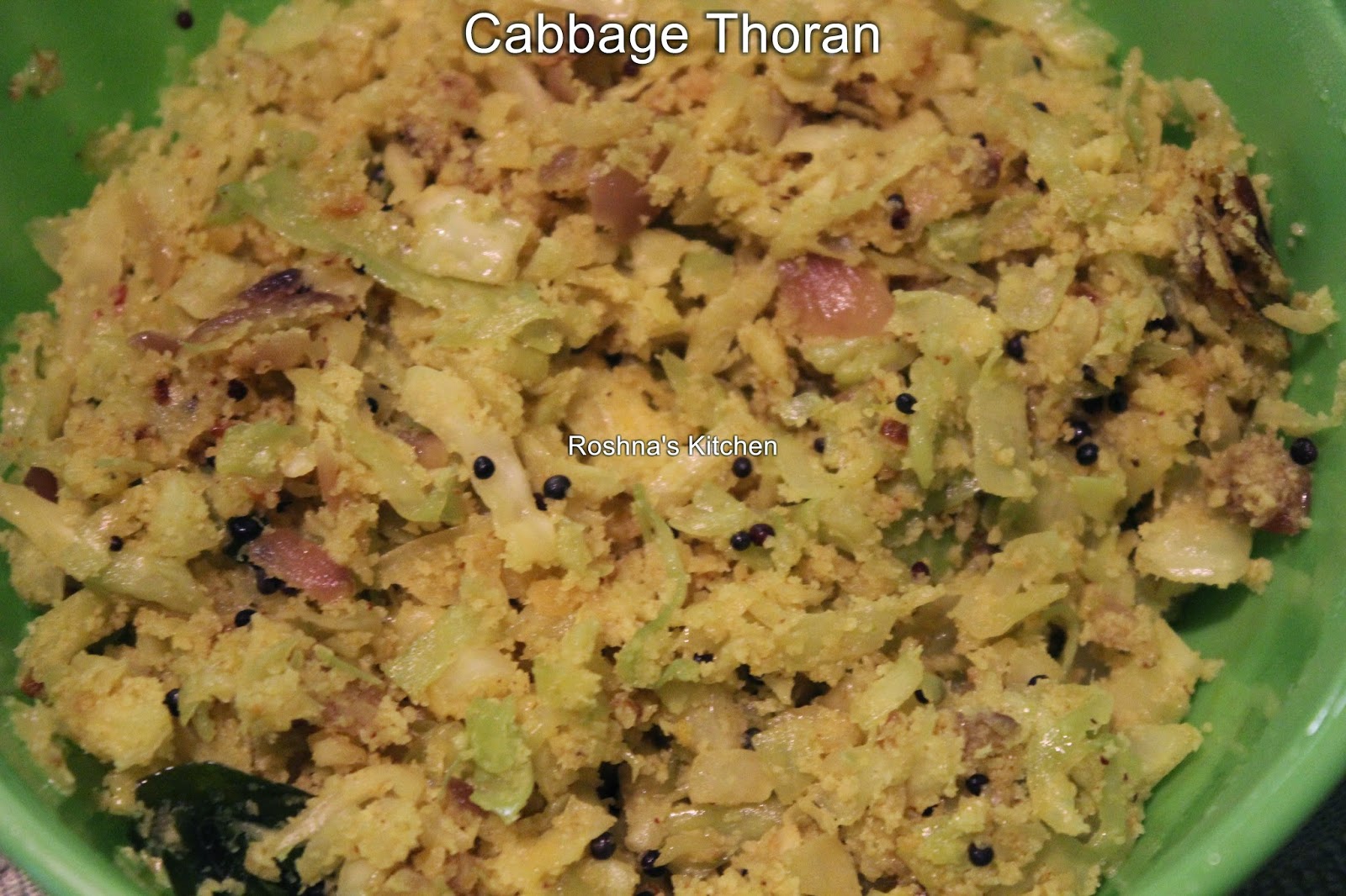 Cabbage Thoran