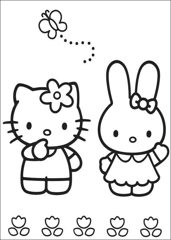 Hello Kitty And Friends Coloring Pages Slim Image Hello Kitty And Friends Coloring Pages Slim Image