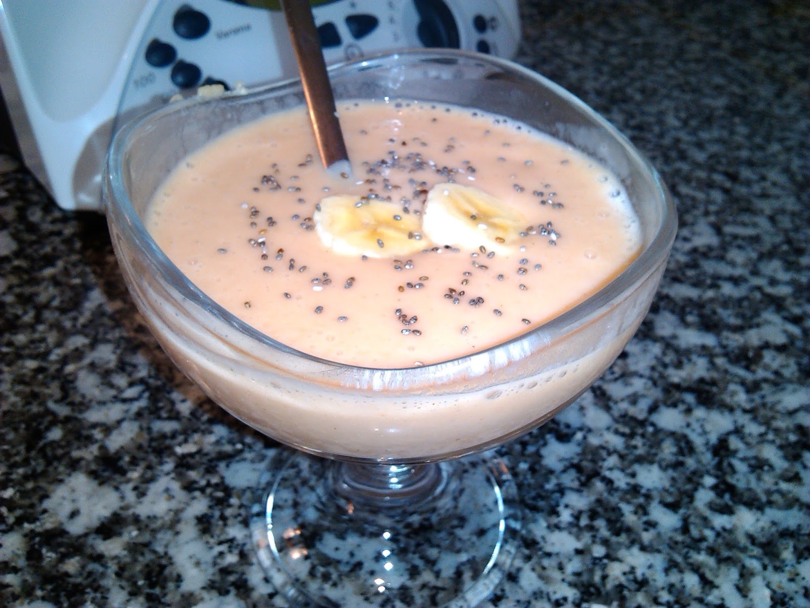 Recetas veganas y más con thermomix Batido de plátano y papaya con Recetas veganas y más con thermomix Batido de plátano y papaya con