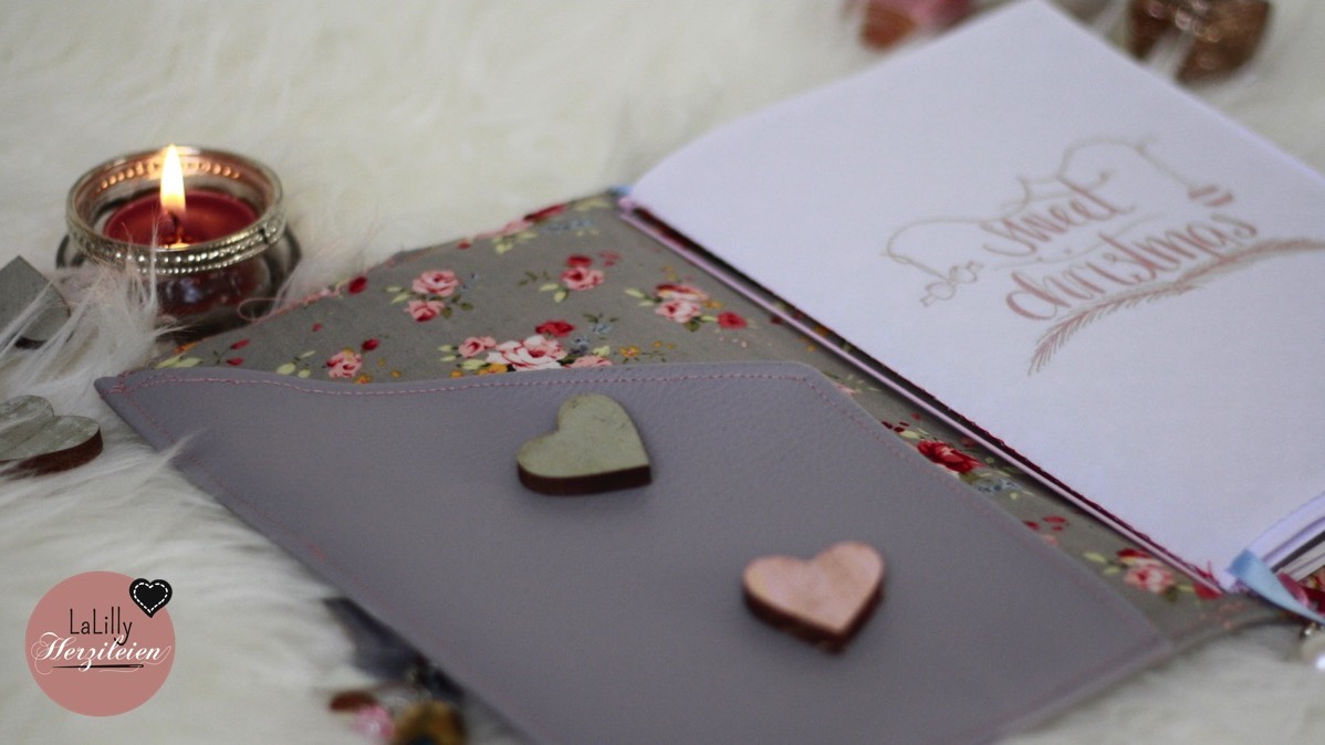 Freebook: Journal Alma aus grauem Kunstleder