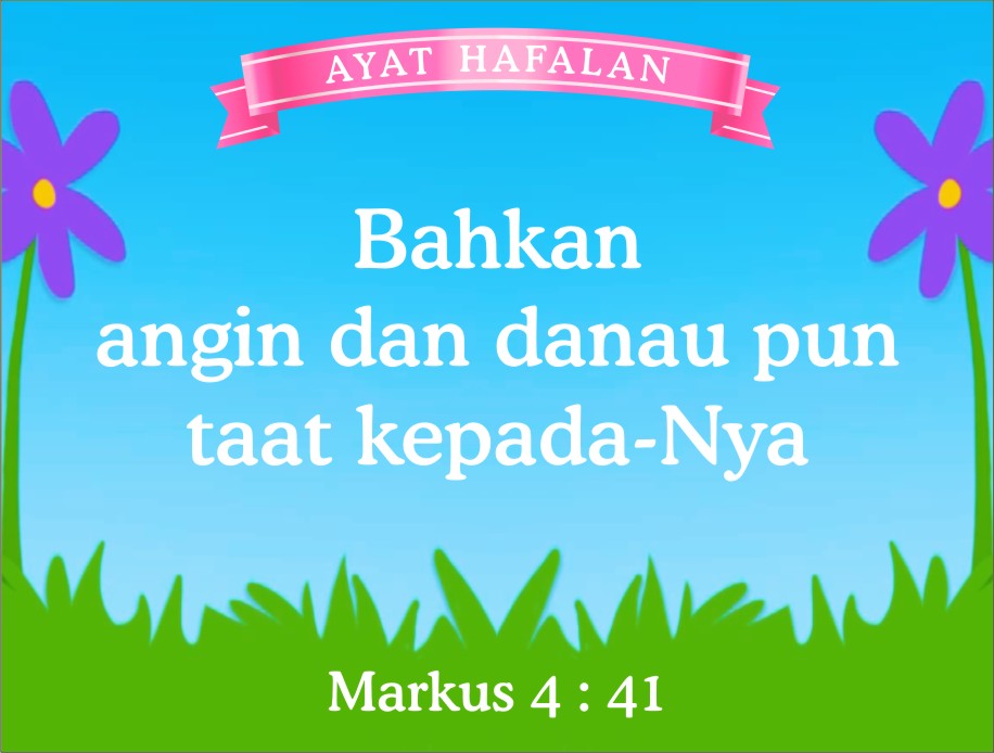 Komik Alkitab Anak Tuhan Yesus Meredakan Angin Ribut