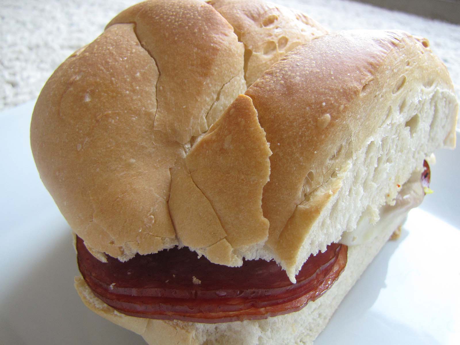 Sandwich Everything Italian Sub With Tasty Banana Peppers & Olives