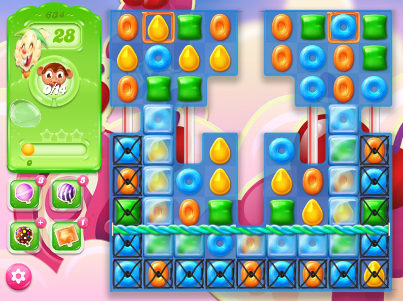 Candy Crush Jelly Saga level 634 Candy Crush Jelly Saga level 634