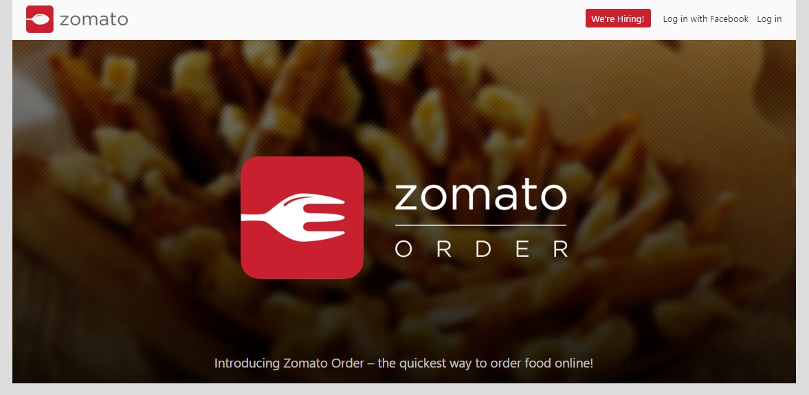 Zomato Online Ordering Services