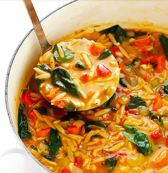Italian Orzo Spinach Soup Italian Orzo Spinach Soup