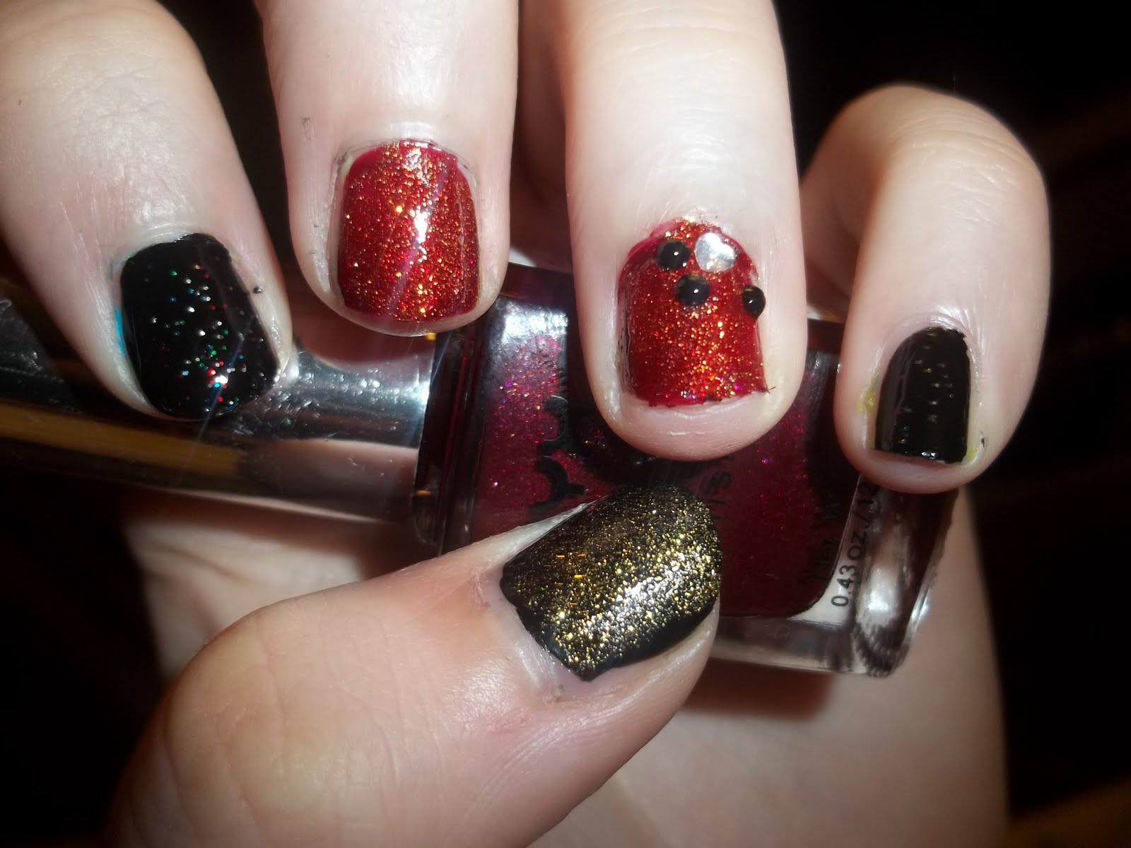CHROMATICMAKEUP Las Vegas Inspired Nail Design