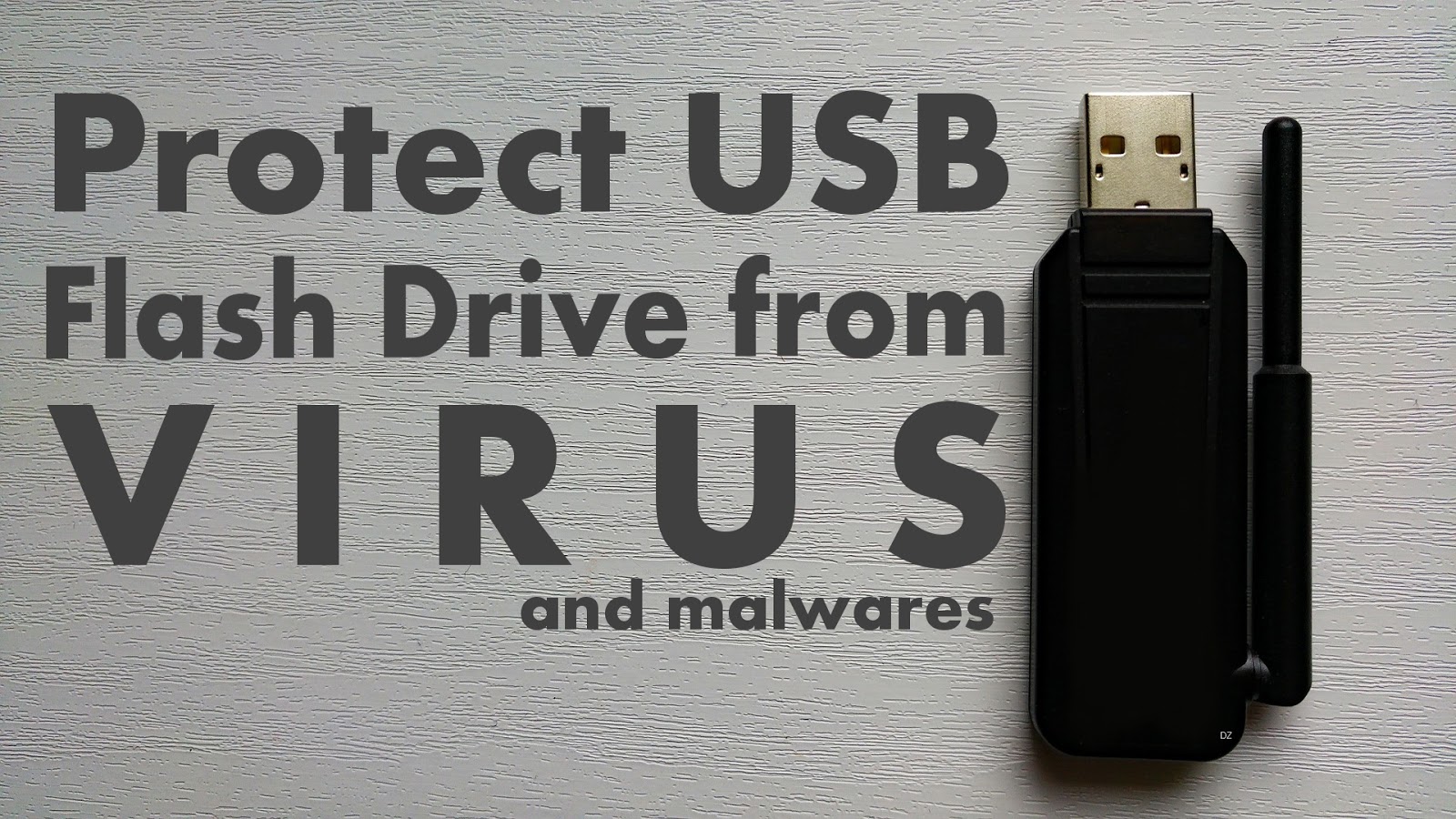 how to secure usb flash drive from viruses