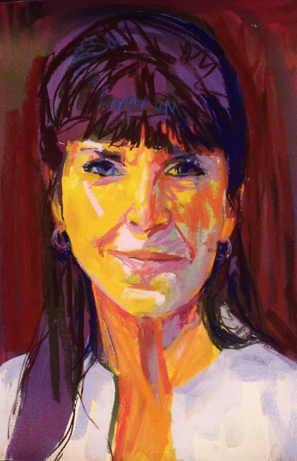 Kitty Wallis Portrait demos at IAPS