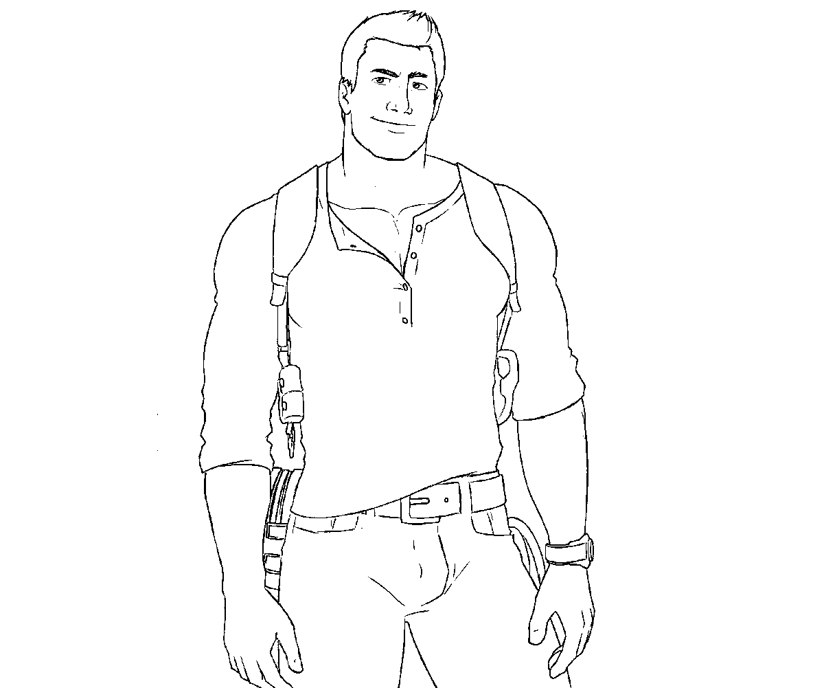 uncharted 3 coloring pages - photo #12