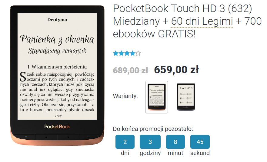 PocketBook Touch HD 3 na czytio.pl