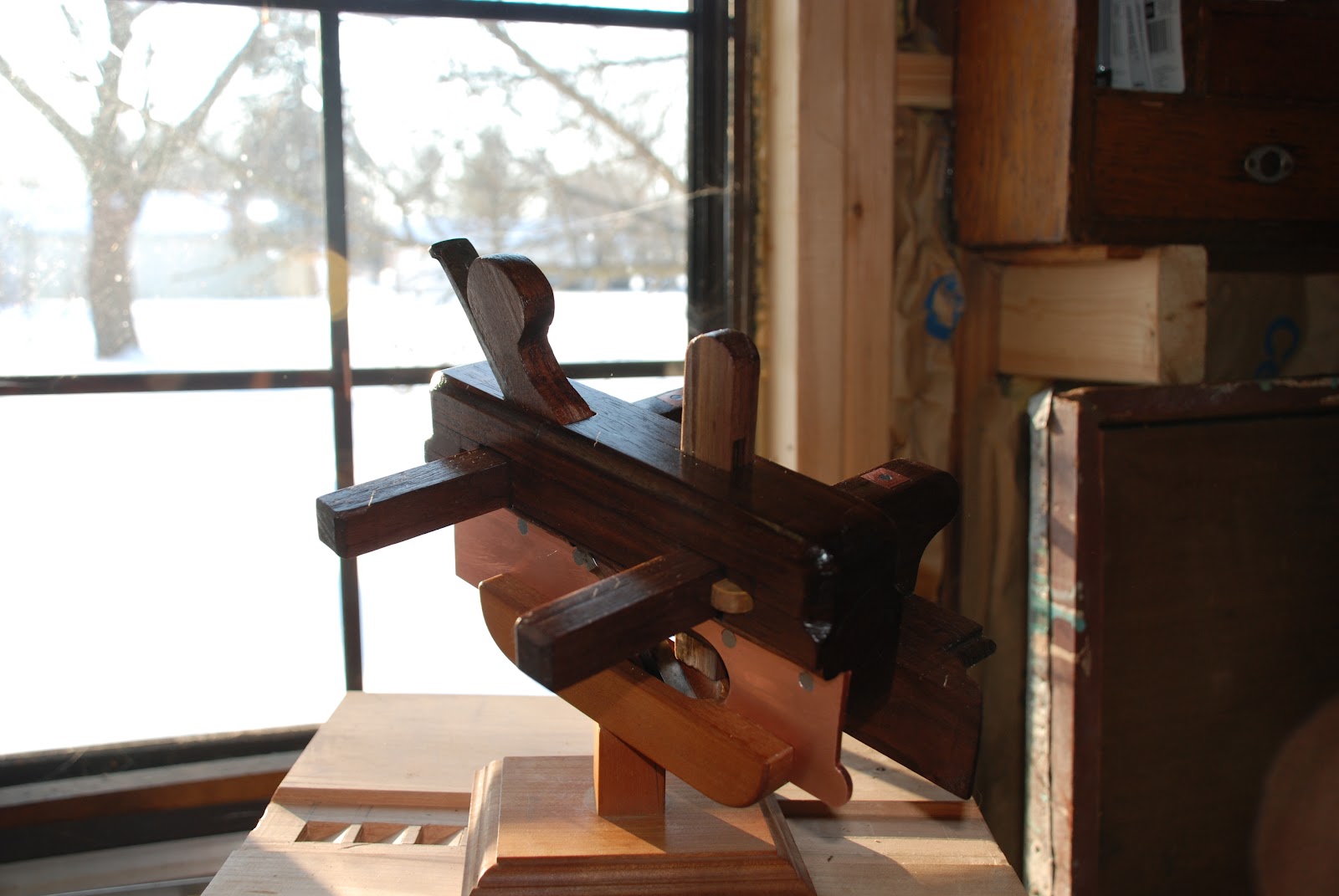 The Eaton County Woodworker Made a plow plane