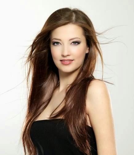 2015 Long Hairstyles for Round Face Shape}