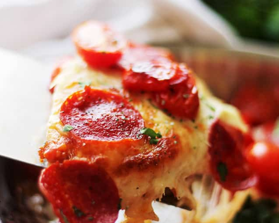 Pepperoni Chicken Parmesan