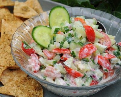 Creamy Cucumber-Tomato Salsa, one of 12 Best Recipes of 2013 from A Veggie Venture