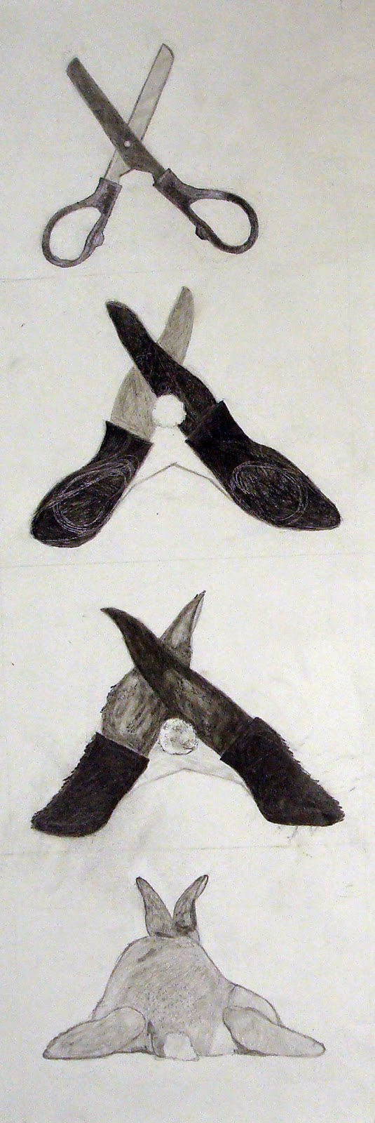 Art at OHS Metamorphosis Drawings