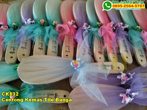 Jual Centong Kemas Tile Bunga
