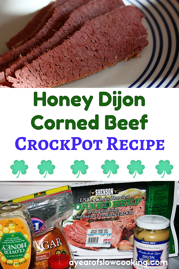 Dijon Corned Beef in the Slow Cooker A Year of Slow Cooking