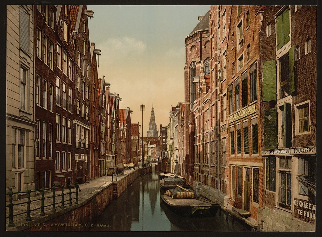 21 Stunning Color Prints from Photographs Showing Views of Amsterdam in