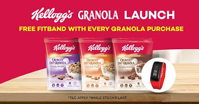 Kellogg's Granola Lazada Malaysia Store Launch Free Fitband Promo