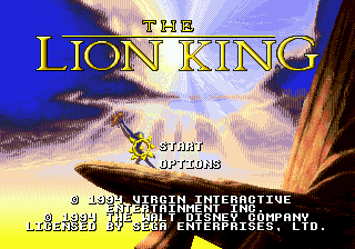 El Rey Leon The Lion King Sega Genesis