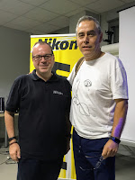 Junto a Javier Garcés, especialista de la marca y presentador de la Nikon D850 Fotografia_Abuelohara