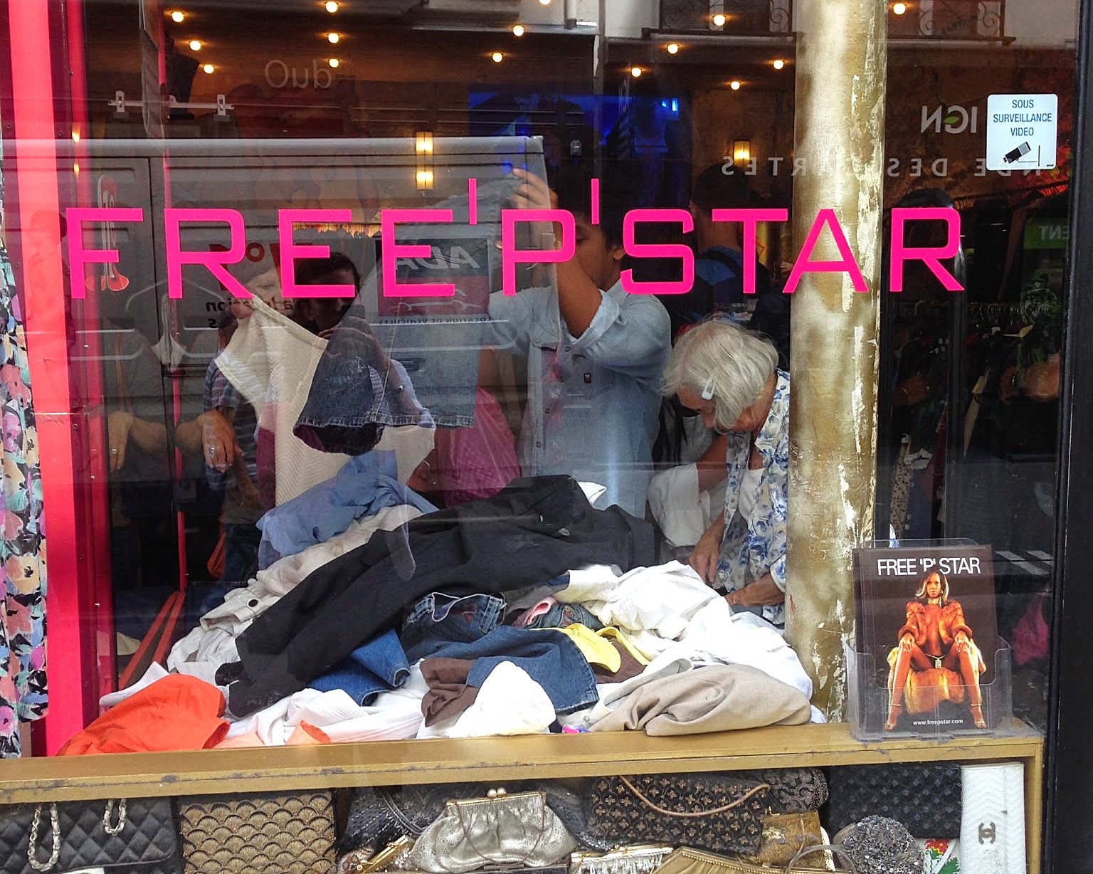 Thrift shopping in Paris BEAUTY FINE PRINT