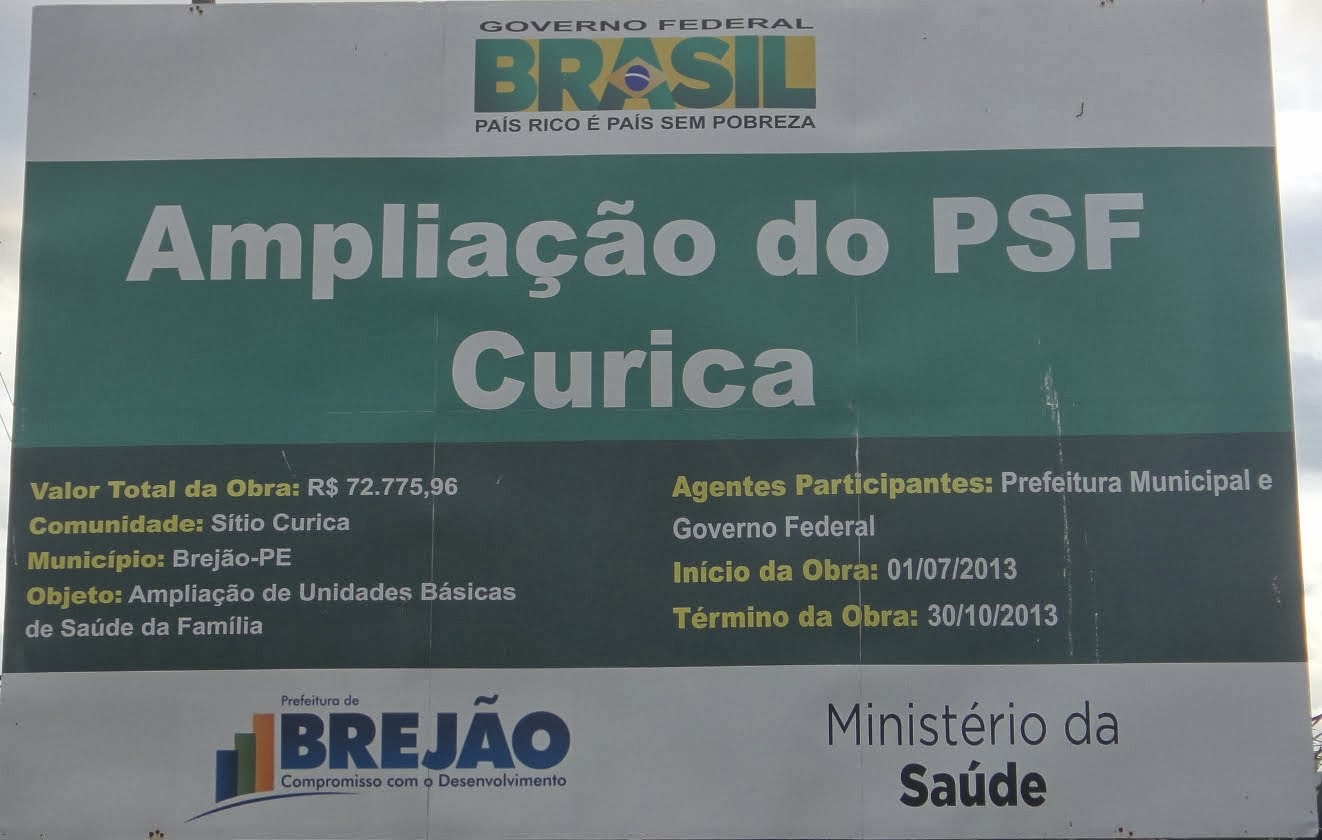 Ampliação do PSF da Curica