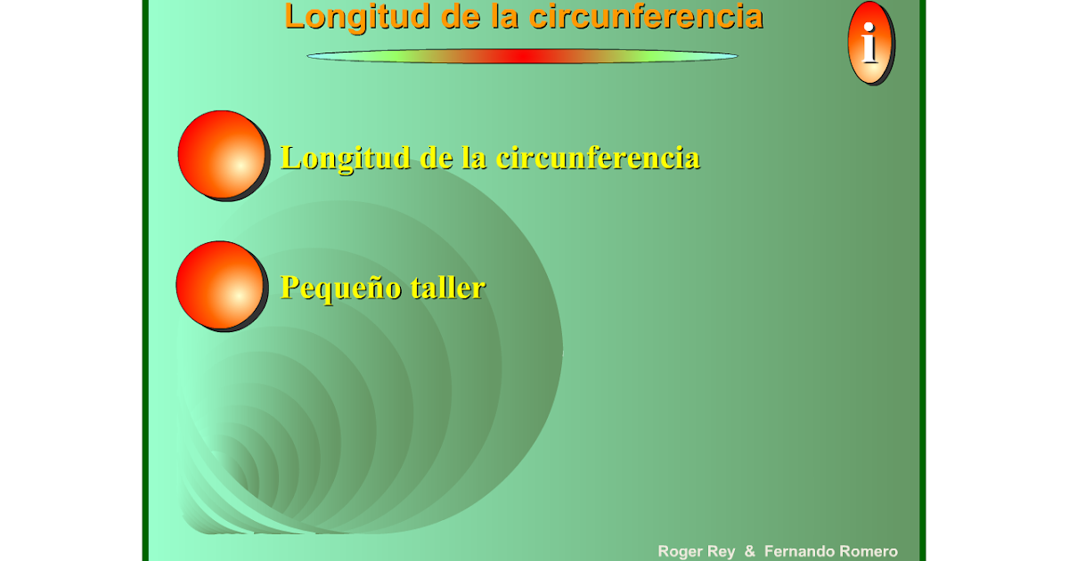 Longitud de circunferencia