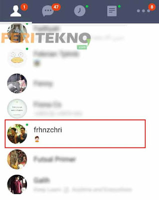 menghapus teman di line