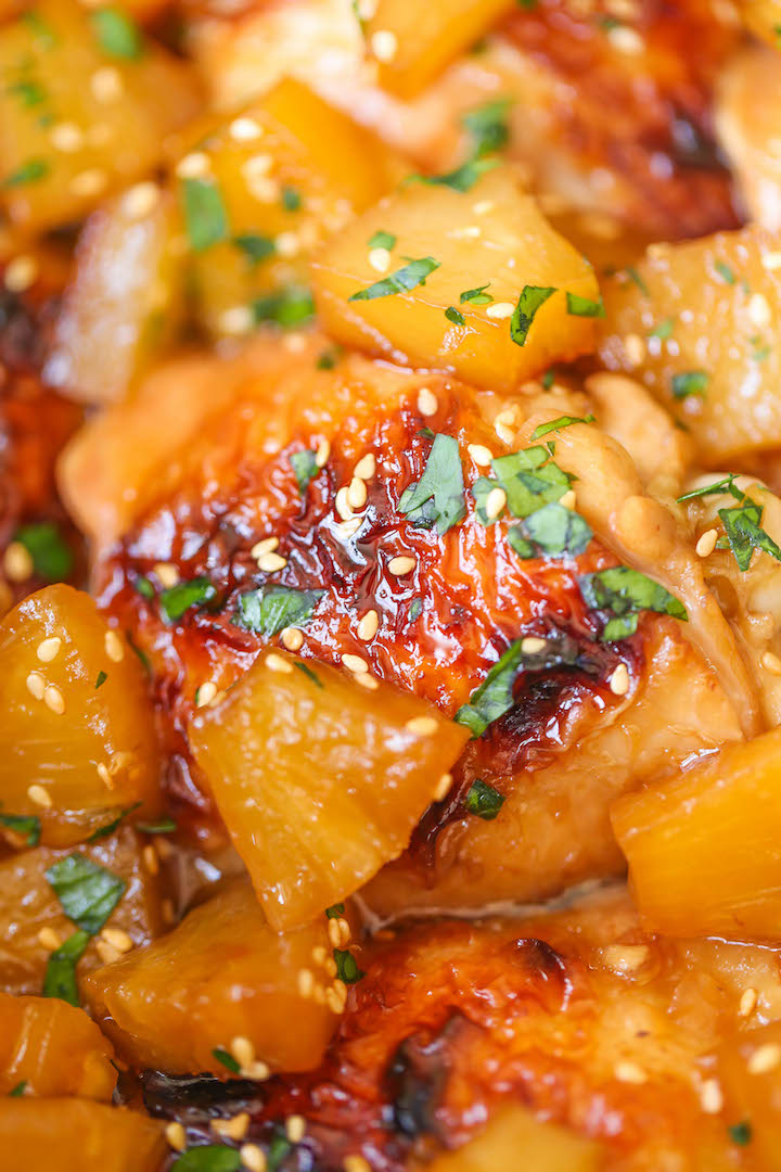 SLOW COOKER PINEAPPLE CHICKEN