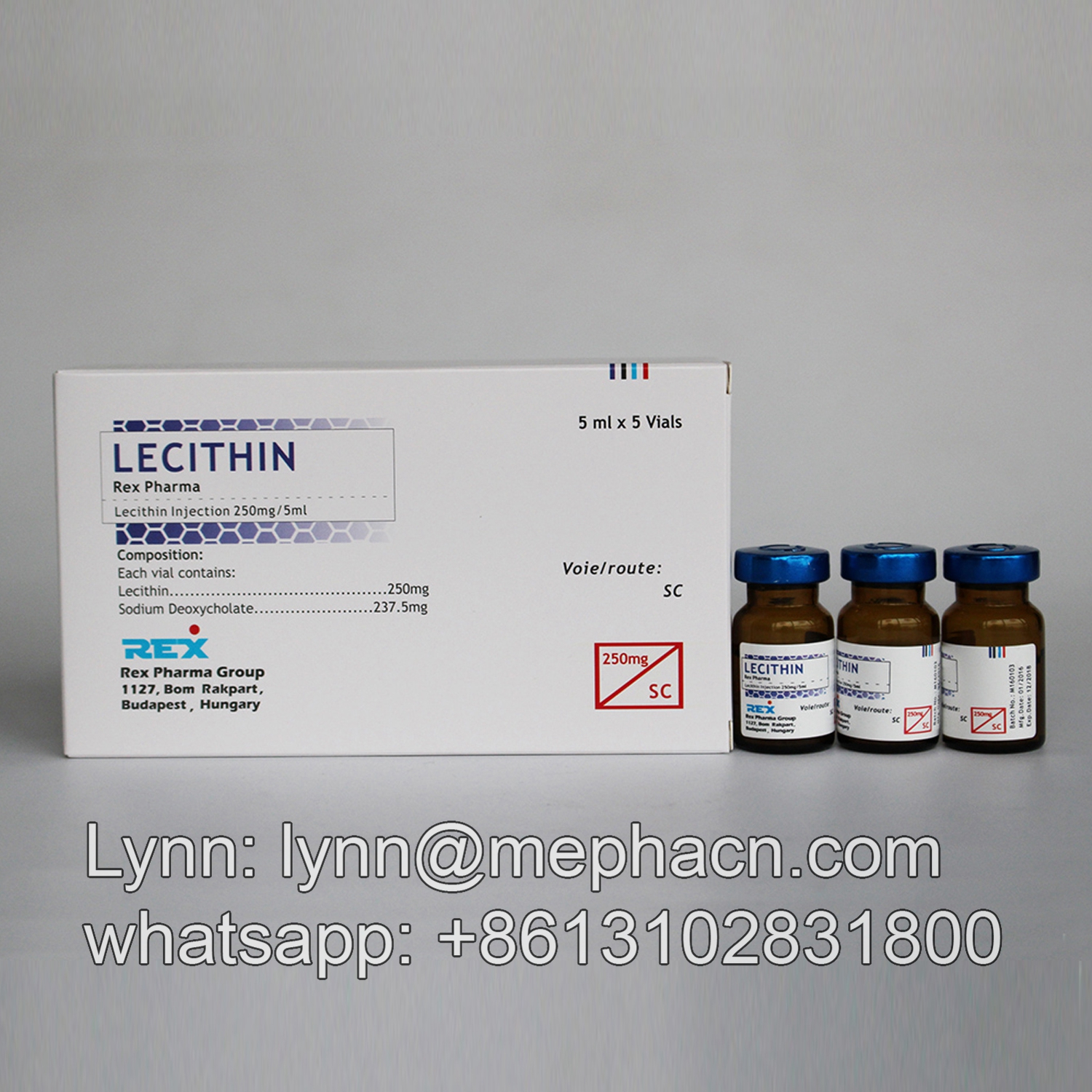 Rex Lecithin Injection for Body Slimming