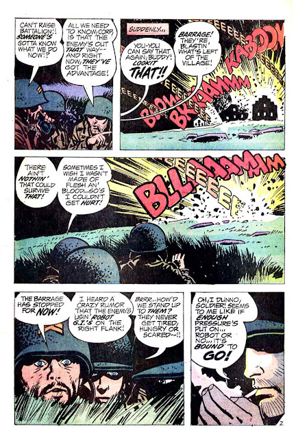 Weird War Tales v1 #6 dc bronze age comic book page art by Alex Toth Weird War Tales v1 #6 dc bronze age comic book page art by Alex Toth