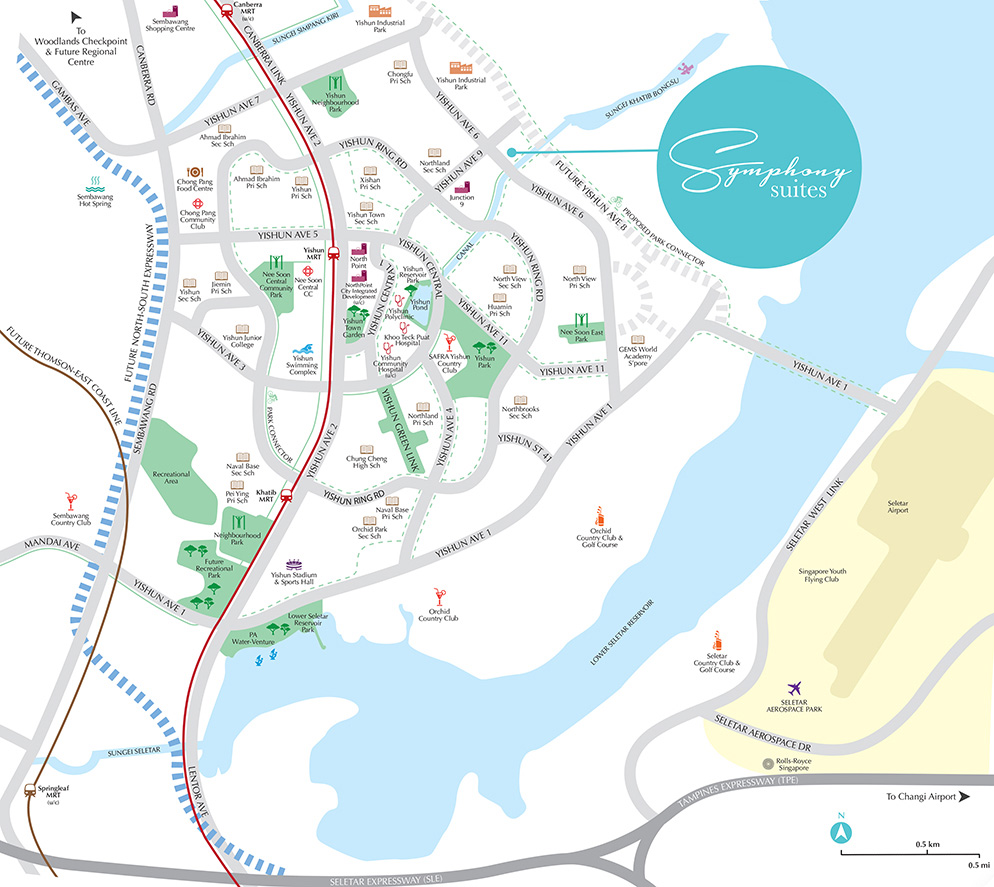 Symphony Suites Location Map Symphony Suites Location Map