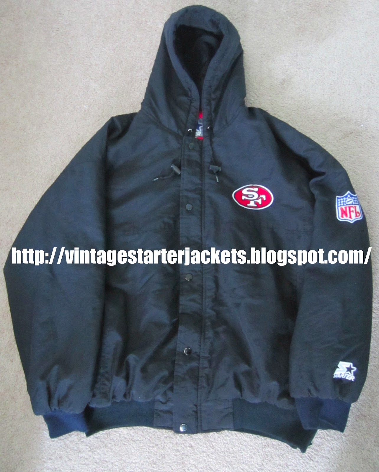 Vintage Sports Apparel Vintage San Francisco 49ers Starter Parka