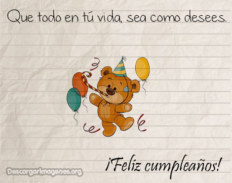 Mensajes para dedicar de cumpleaños.