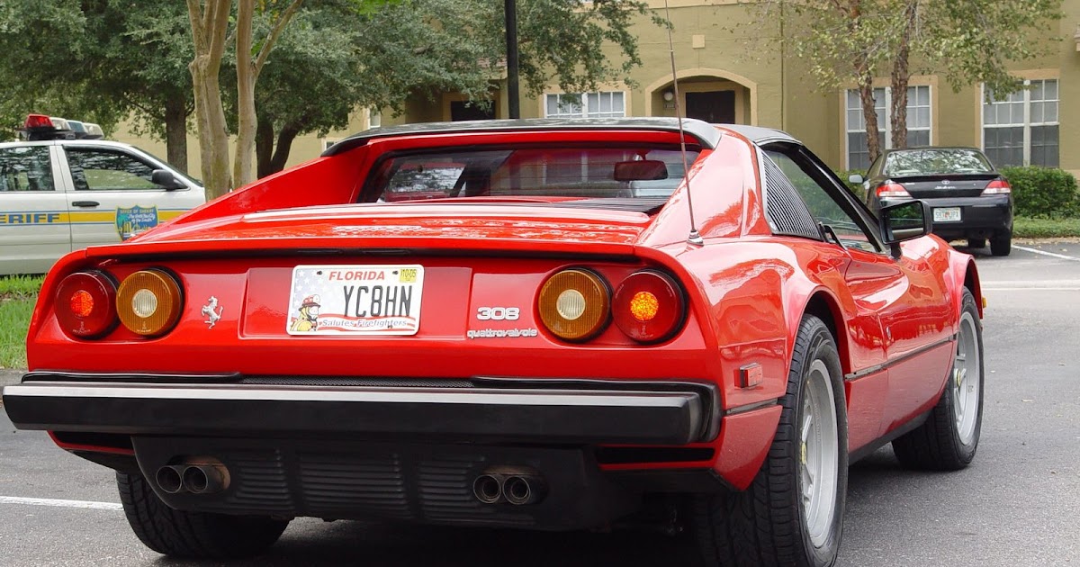 Red Ferrari 308