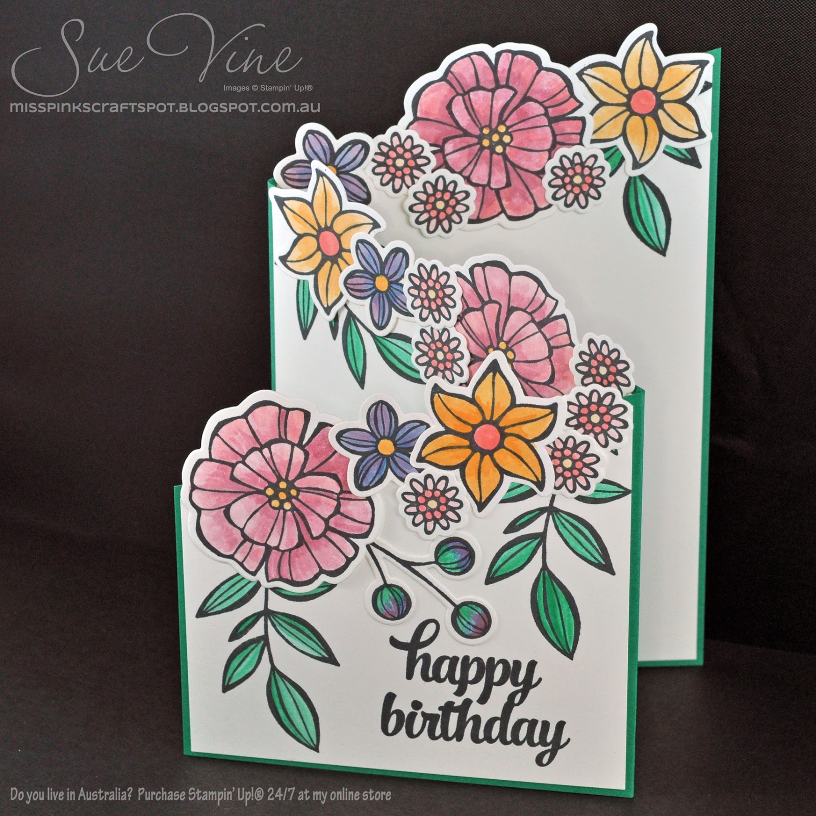 z fold card template